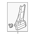 84171TR3A11ZA - Body: Lower Center Pillar Trim for Honda: Civic Image