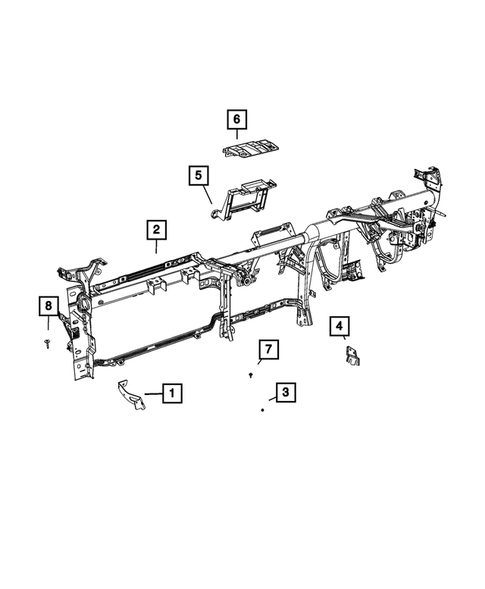 Instrument Panel for 2020 Ram 1500 #3