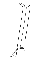 UM03BDXAG - Body: Windshield Pillar Trim for Chrysler: 300 | Dodge: Charger, Magnum Image