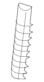 4784025AC - Body: Trim Support for Chrysler: 300 | Dodge: Charger, Magnum Image
