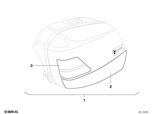 71602340323 - Frame and Mounting Parts: Left Impact Protection -  for BMW-Motorrad Image