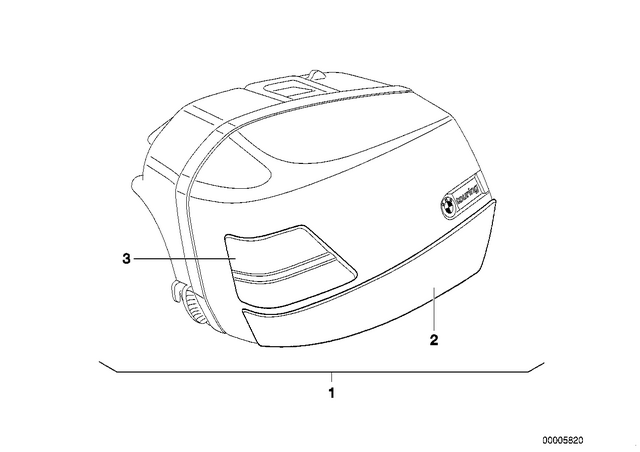 71602340326 - : Right Impact Protection for BMW-Motorrad Image