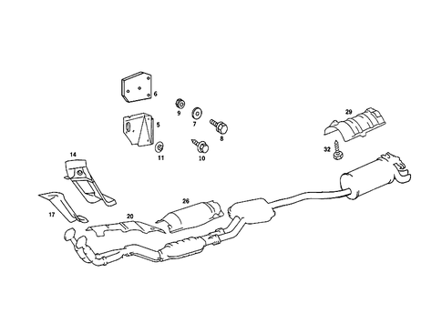 Screening Plates for 1986 Mercedes-Benz 190E #0