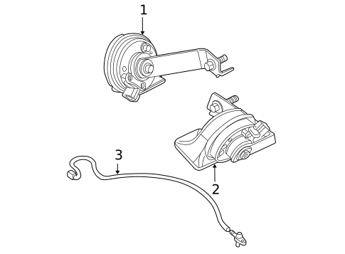 Horn for 2003 Dodge Neon #0