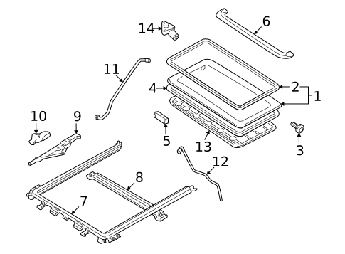 Roof for 2007 Mercury Mariner #0