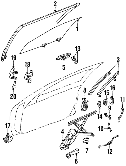 Hardware for 1996 Chrysler Cirrus #0