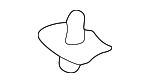 MBF6750033 - Body: Bumper Cover Fastener for Kia Image