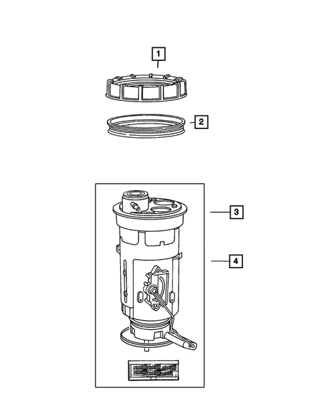 Fuel Pump and Sending Unit for 2007 Dodge Ram 3500 #5