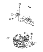 6104420AA - 3.6L Gas; Engine: Hex Head Bolt And Coned Washer, Mounting for Dodge: Journey | Jeep: Cherokee, Wrangler | Ram: ProMaster EV Image