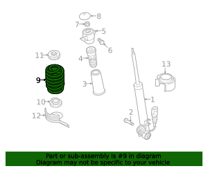 Coil Spring – OEM Suspension Load Support for Audi | AutoNation Parts