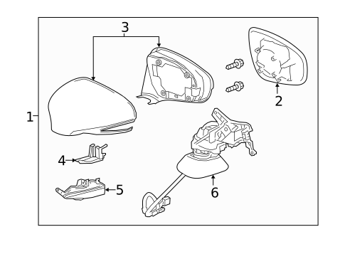 Mirrors for 2017 Lexus RC200t #0