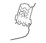 15899647 - Body: Bolster for Buick: Enclave | Chevrolet: Traverse | GMC: Acadia | Saturn: Outlook Image