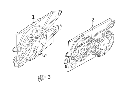Cooling Fan for 2003 Ford Focus #0