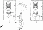 13205634010 - Engine: NUT, CONNECTING ROD for Honda Image