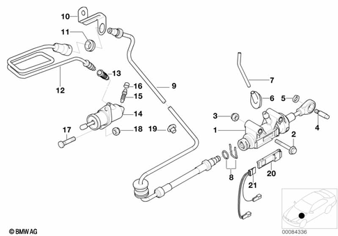 Clutch Control for 2001 BMW X5 3.0i #0