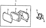 MB185709 - Electrical: Headlamp Assembly for Mopar Image