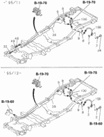 9095714100 - Chassis: GASKET, RR. FLEX. HOSE BRAKE (ID=10.2) (OD=16.0) for Honda Image