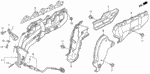 18000PV1A00 - Engine: MANIFOLD ASSY., EX. for Acura Image