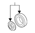 LR076676 - Universals &amp; Rear Axle: Pinion Seal for Land-Rover Image