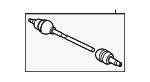 LR061904 - Universals &amp; Rear Axle: Axle Assembly for Land-Rover Image