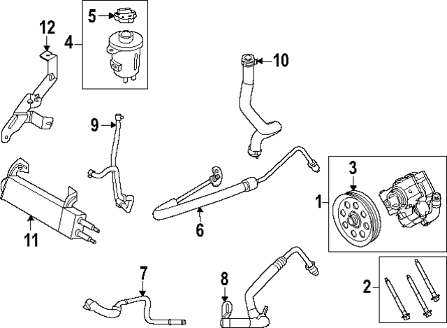LC3Z3C510B - Steering: Bracket for Ford: F-250 Super Duty, F-350 Super Duty, F-450 Super Duty Image
