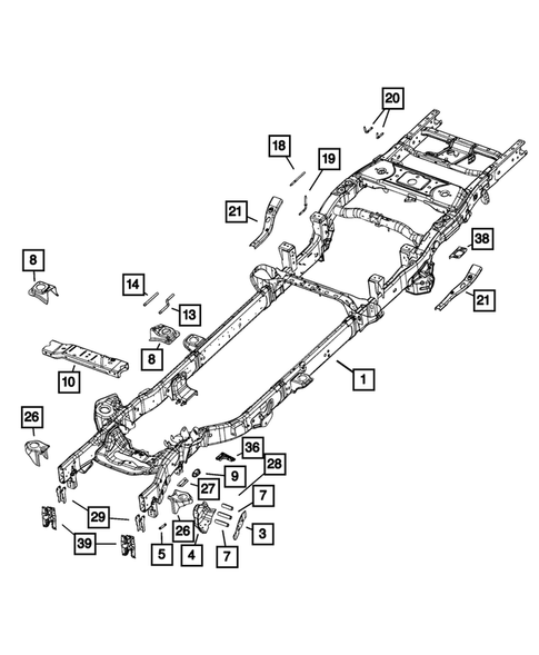 Frames for 2019 Ram 2500 #0