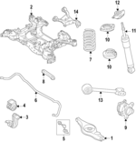 4113A243 - Suspension: Lower Control Arm for Mitsubishi Image