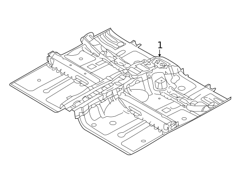 Floor & Rails for 2010 Kia Forte Koup #0