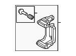 4M86154251VN - Brakes: Caliper Mount for Audi Image