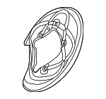4M0615611B - Brakes: Splash Shield for Audi Image