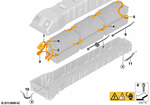 61278627115 - Vehicle Electrical System: Hv Battery, B+ Cable for BMW Image