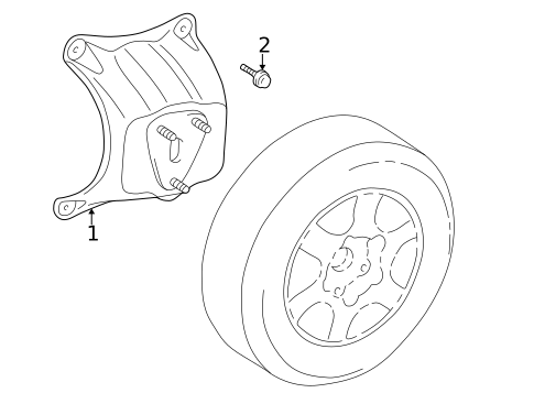 Carrier & Components for 1997 Toyota RAV4 #0