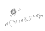10154810280 - : Remanufactured Alternator for Mercedes-Benz Image