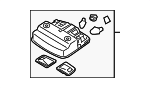 928202F000IM - Body: Map Lamp Assembly for Kia: Spectra, Spectra5 Image