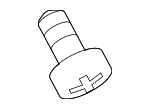 1229406254 - Body: Retainer Screw for Kia: Forte, Forte Koup, Soul, Soul EV, Spectra, Spectra5, Sportage Image