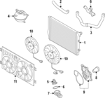 6L121005A - : Water Pump for Volkswagen Image