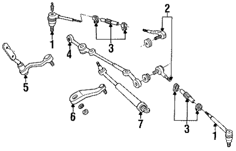 Steering Gear & Linkage for 1991 Chevrolet S10 Blazer #4