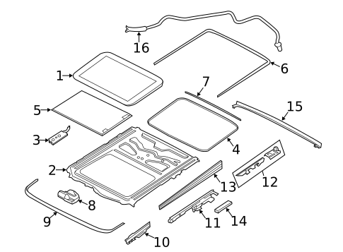Sunroof for 2014 BMW 535d xDrive #0