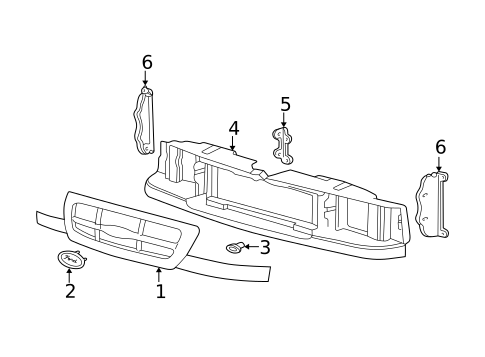 Grille & Components for 2002 Ford Ranger #0