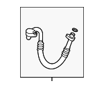 4K0816743CM - HVAC: Upper Hose &amp; Tube for Audi Image