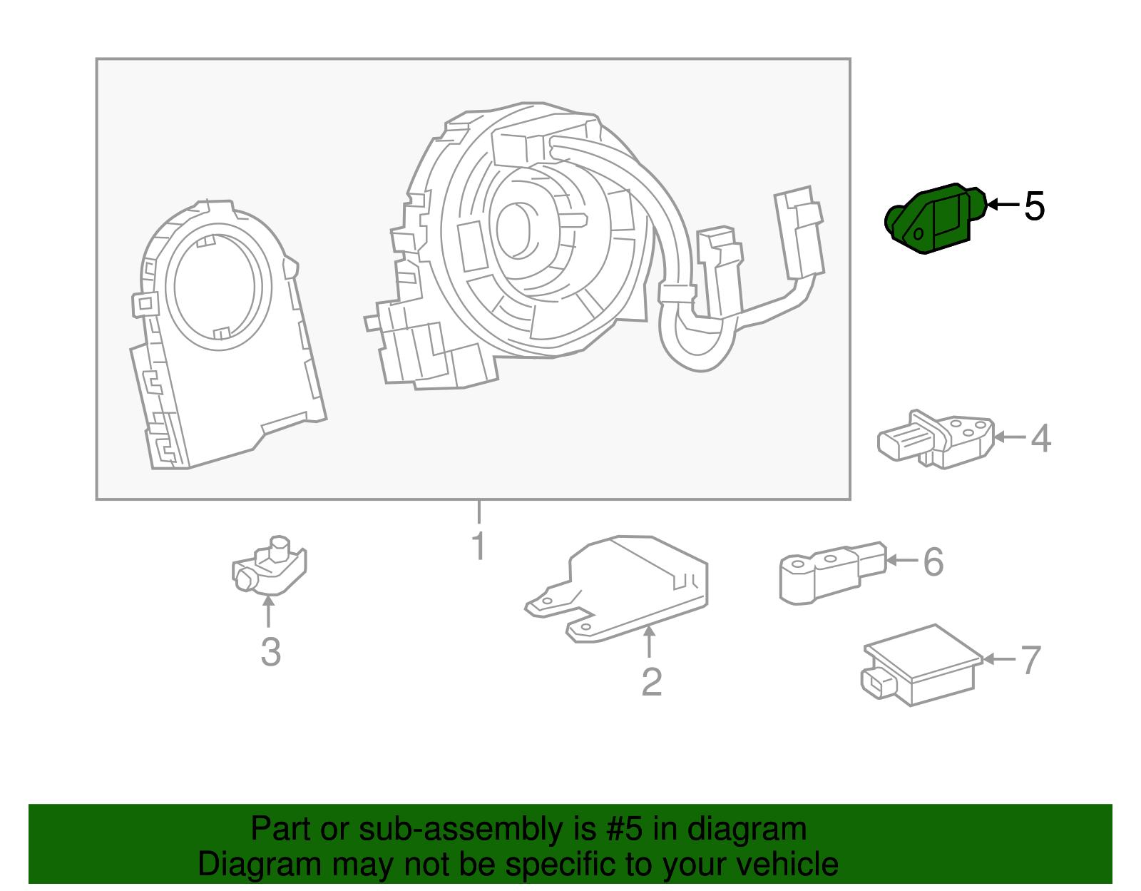89831-04040 - Side Impact Sens 2016-2023 Toyota Tacoma