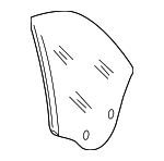 5C3845041F - : Quarter Glass for Volkswagen Image