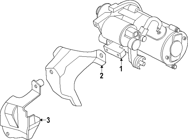 233007JA0A - : Starter for INFINITI: QX80 Image