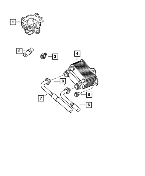 Oil Cooler for 2003 Dodge Viper #0