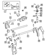 4773411 - NVG Manual Transaxle 5 Speed: Detent Shaft for Mopar Image