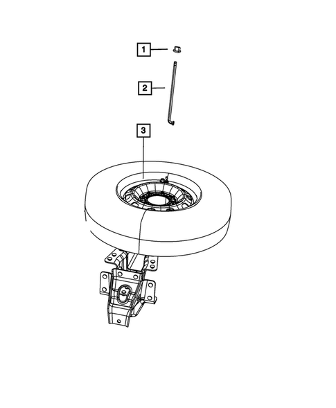 Wheel Spare for 2023 Ram 3500 #1