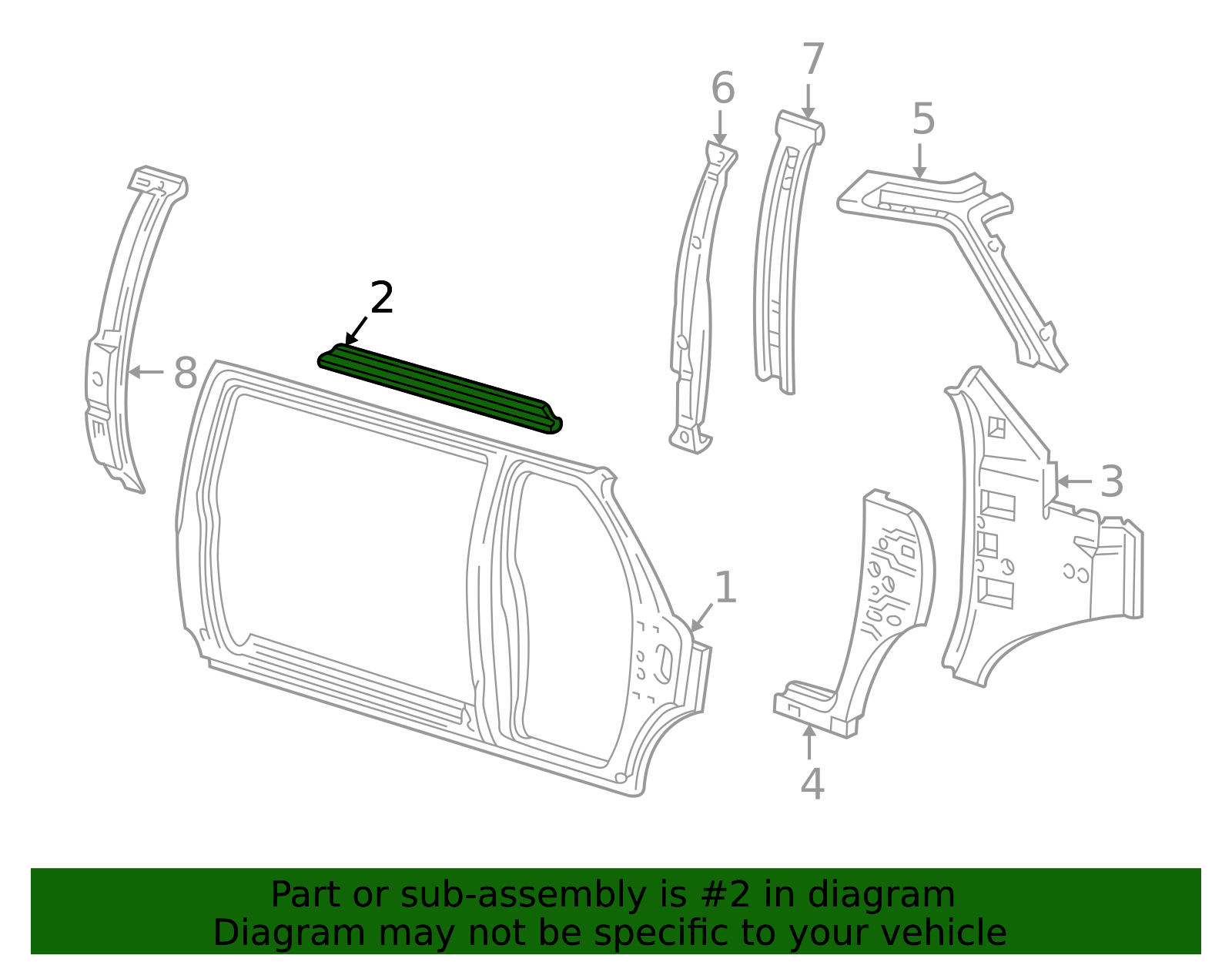 Run Channel Part Run Channel 6C2Z-1521537-AA | Awesome Parts Ford