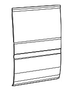 68095743AA - Body: Front Outer Panel for Mopar Image