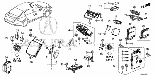 Control Unit (Cabin) (1) for 2015 Acura RLX #0