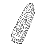 21390548038T92 - Body: Window Switch for Mercedes-Benz Image
